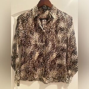 Women’s Express animal print long sleeve top size XS